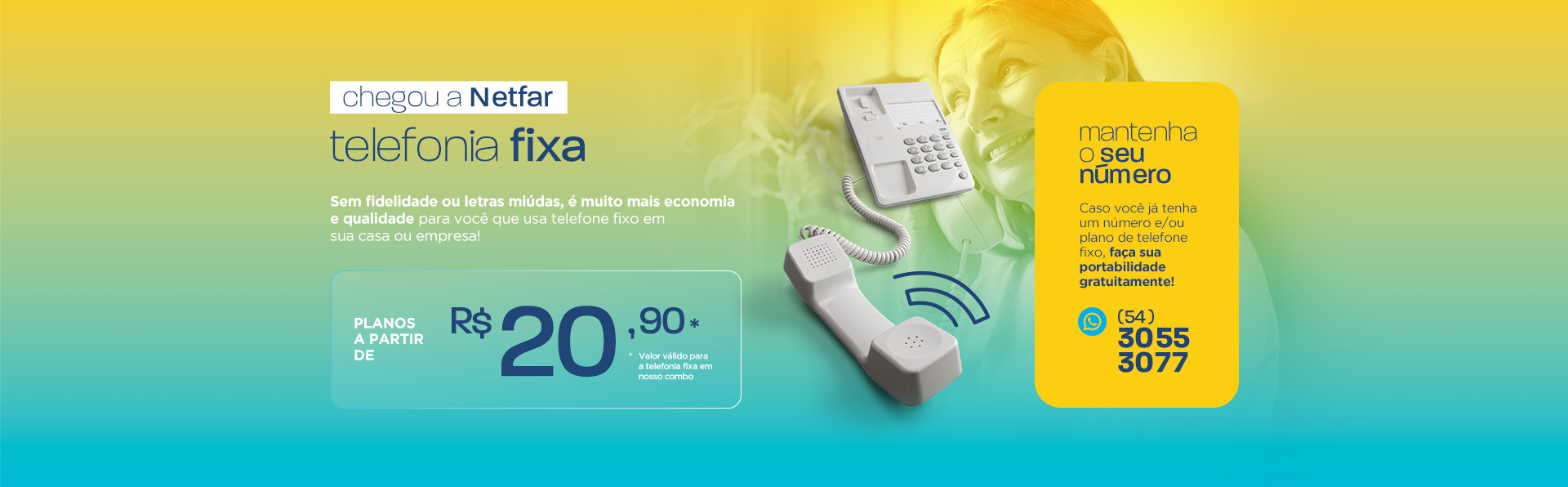 Slider Telefonia Fixa
